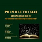 PREMIILE FILIALEI IASI A USR PENTRU CARTILE PUBLICATE IN 2017