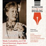 Scriitoarea Paula Romanescu se întâlneşte cu publicul ieşean