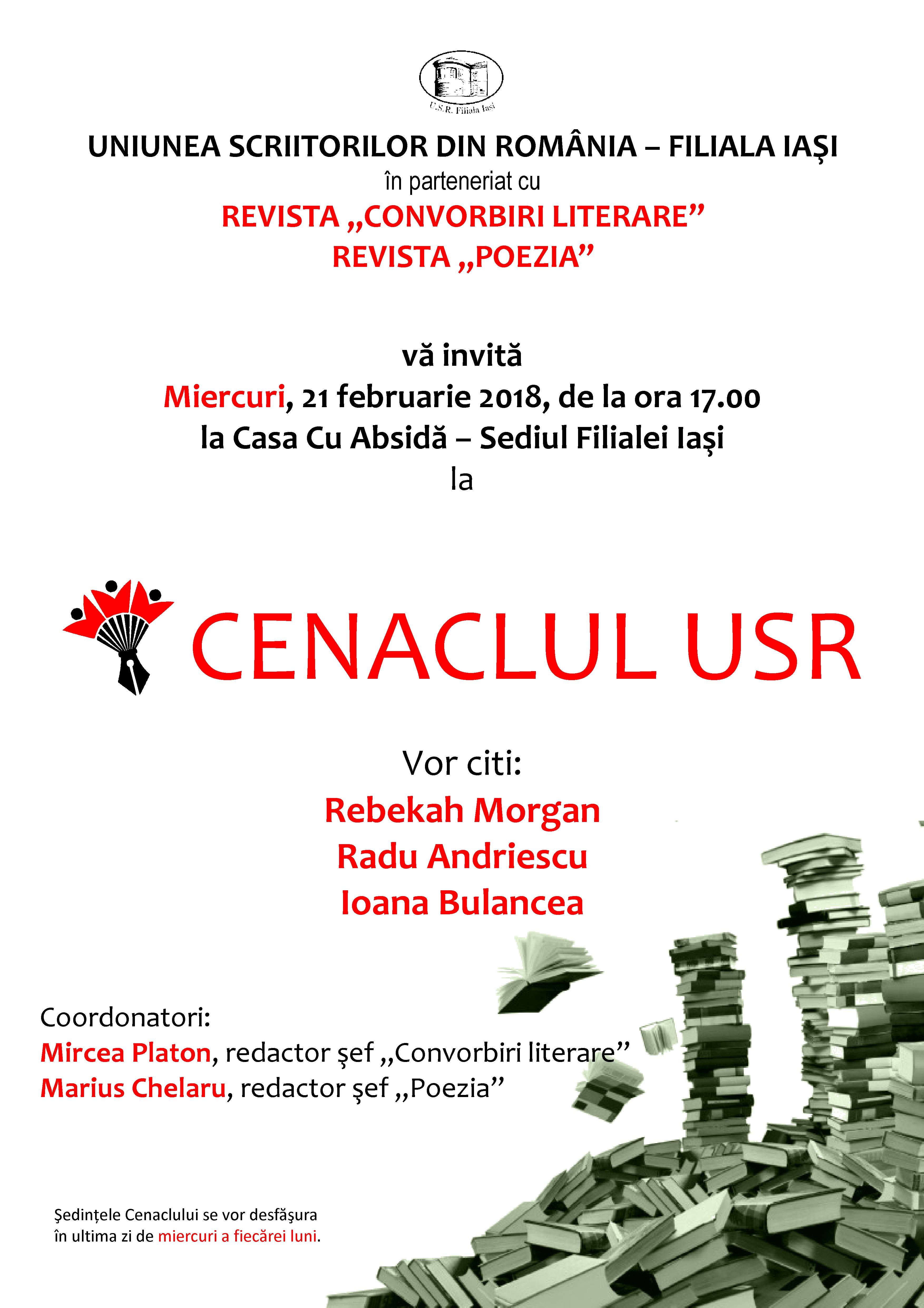 Cenaclul USR Filiala Iași