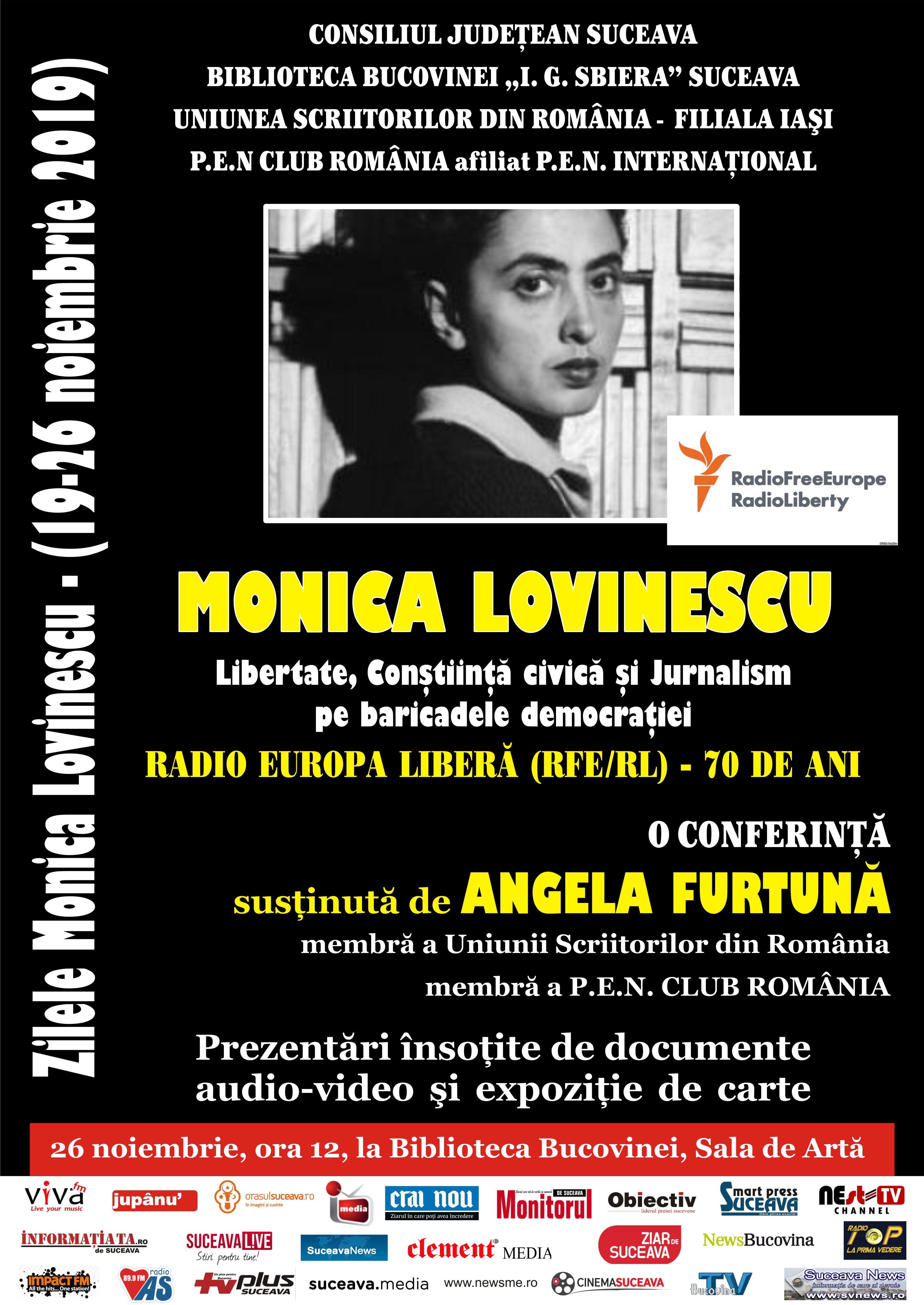 Zilele “Monica Lovinescu” 2019             