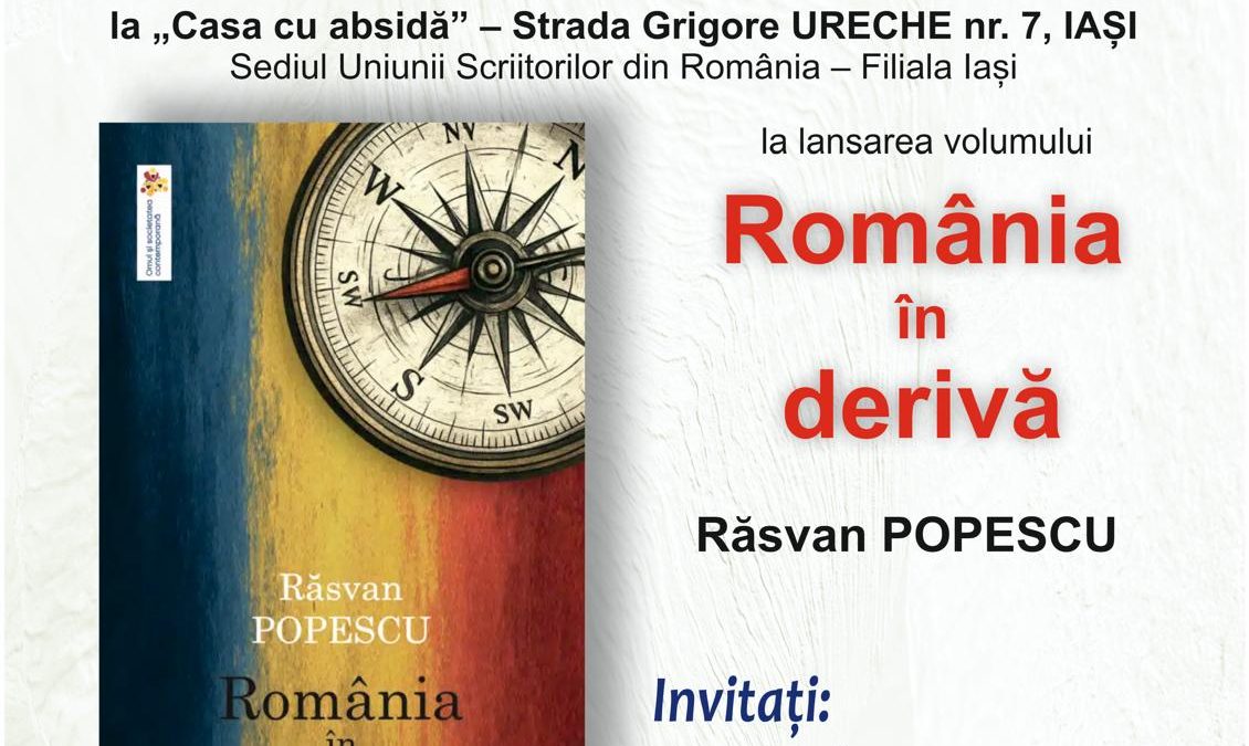 Lansarea volumului „România în derivă”, autor Răsvan Popescu
